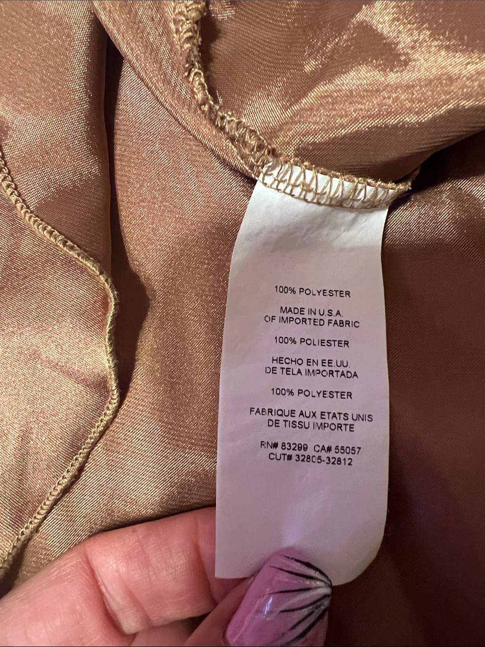 Nicole Miller Bronze Brown Satin Slip Midi Skirt - Picture 12 of 13